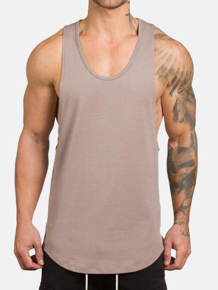 Sleeveless Cotton Breathable T Shirts - MRSLM