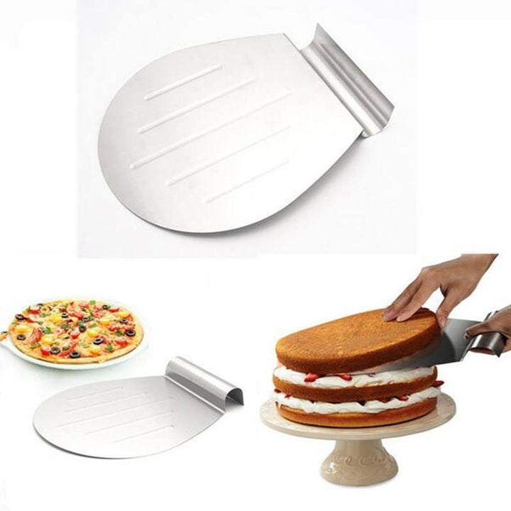 Stainless Steel Transfer Tray Moving Plate Cake Lifter Shovel Pastry Baking Tool - MRSLM