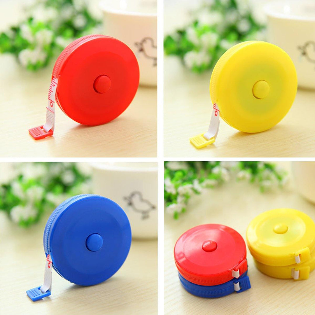 Portable 1.5M Auto Mini Retractable Ruler Measure Tape Sewing Cloth Tailor Body - MRSLM