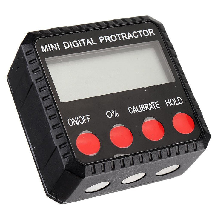 360 Degree Mini Digital Display Level Angle Protractor Inclinometer Measuring Magnet Tools - MRSLM