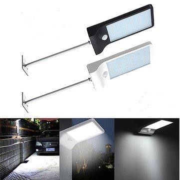 Waterproof 36 LED Outdoor Solar Powered PIR Motion Sensor Security Lamp Light Mounting Pole Fit Home - MRSLM