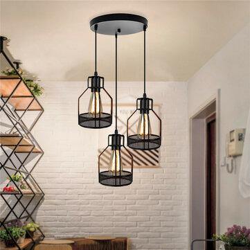 85-240V E27 Modern Pendant Light Ceiling Lamp Hallway Bedroom Home Bar Fixture Decor Without Bulb - MRSLM