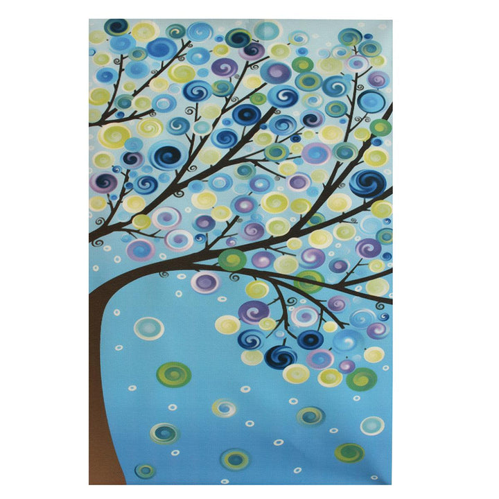 4pcs Canvas Wall Art Painting 40*60cm Hanging Pictures Season Trees Living Hall Decoration Supplies no Frame - MRSLM