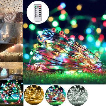 10M 100 LED String Light USB Fairy Night Lamps Holiday Christmas Decor + Remote Control - MRSLM