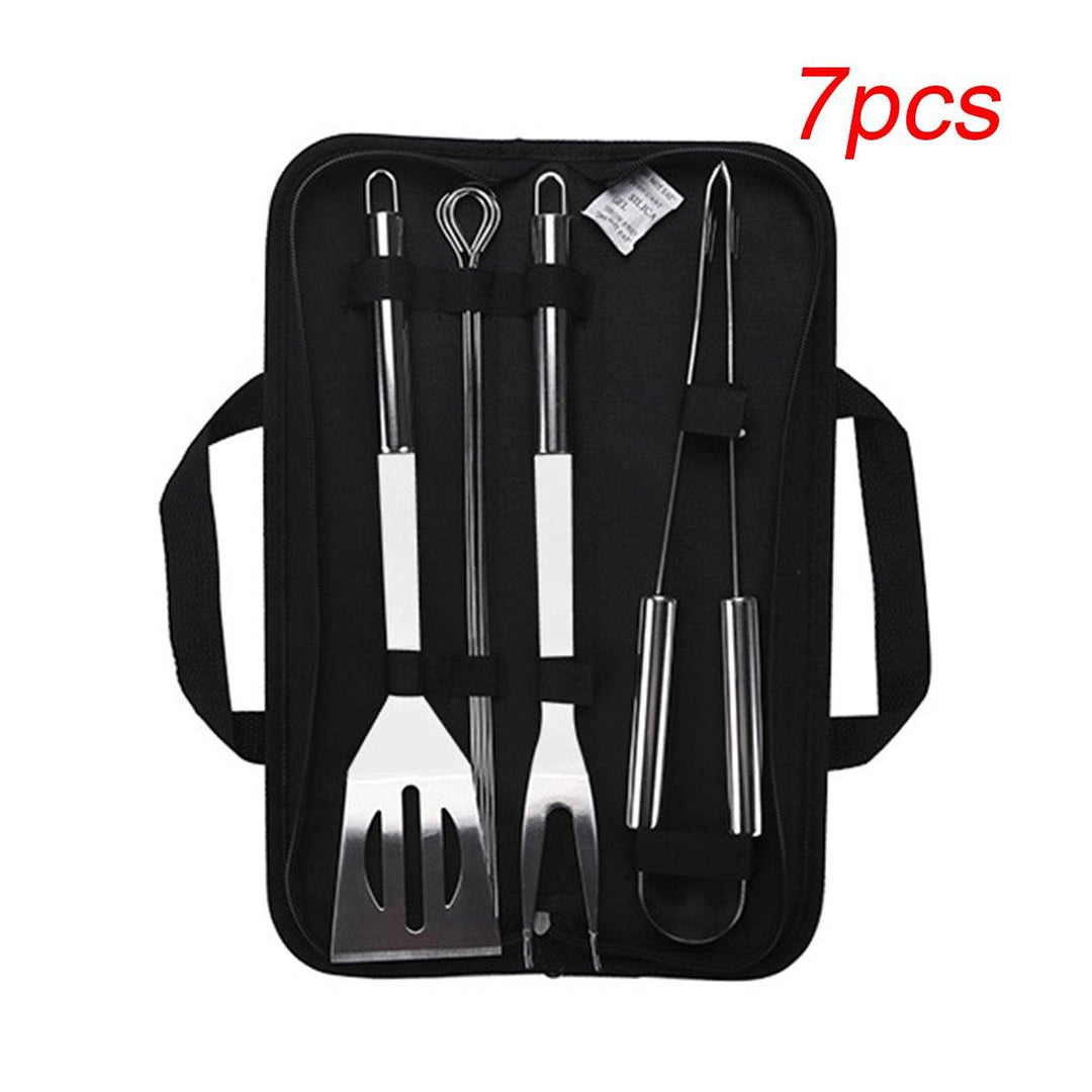 Stainless Steel BBQ Tools Set Barbecue Grilling Utensil Accessories Camping Outdoor Cooking - MRSLM