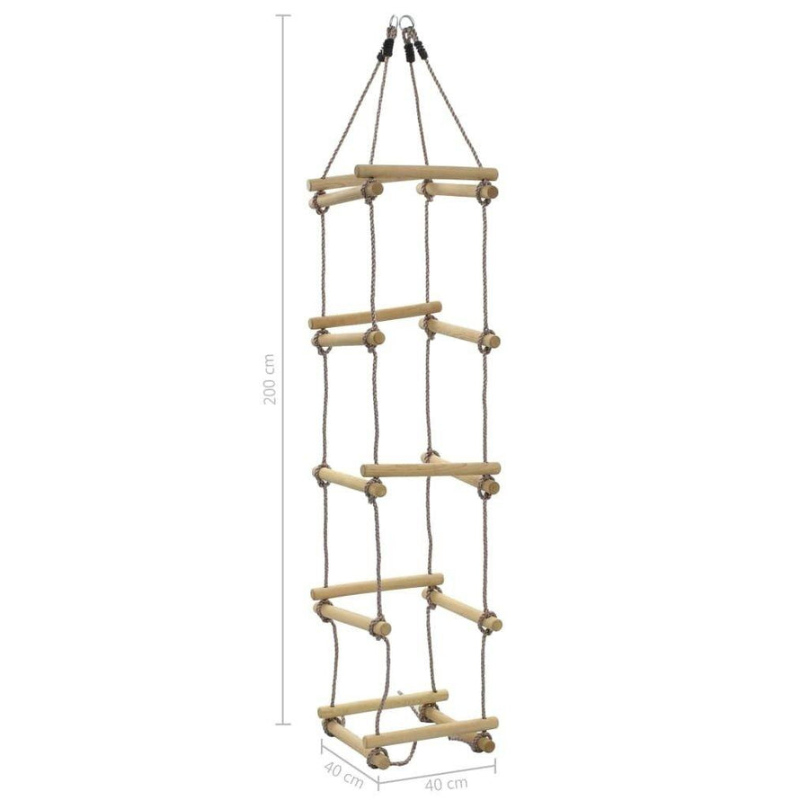 Rope ladder for children 200 cm Wood - MRSLM