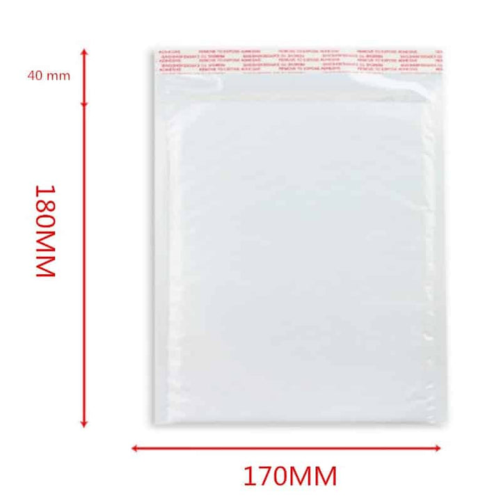 Waterproof Bubble Packing Bags Set, 10 Pcs