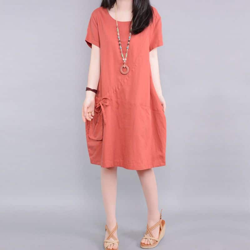 Women's Casual Cotton Dress