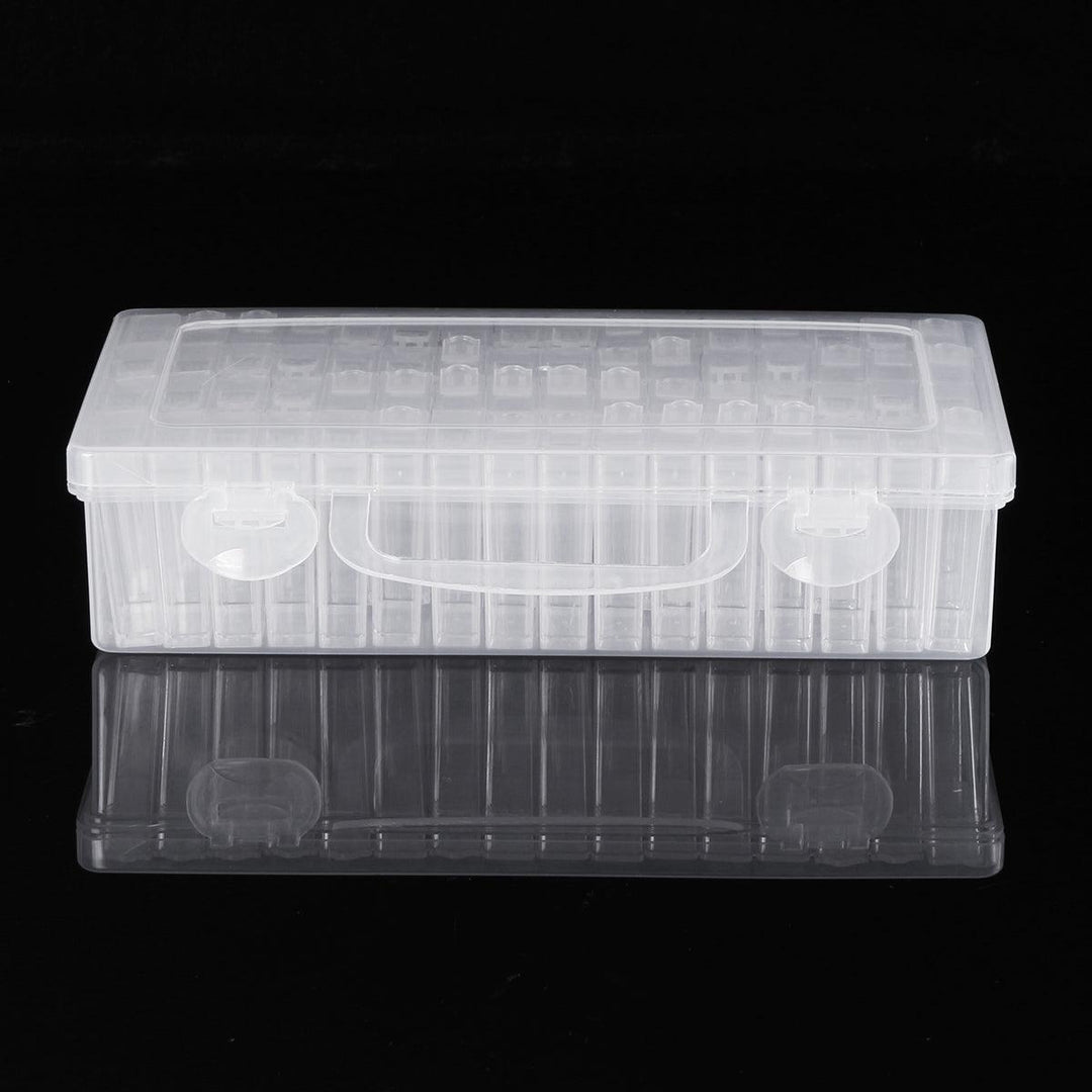 64 Grid Diamond Embroidery Painting Nail Art Accessory Display Box Storage Box - MRSLM