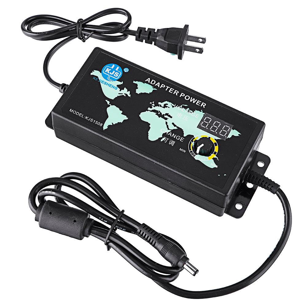 3-24V 5A 120W AC/DC Adapter Adjustable Voltage Switching Power Supply with Digital Display - MRSLM