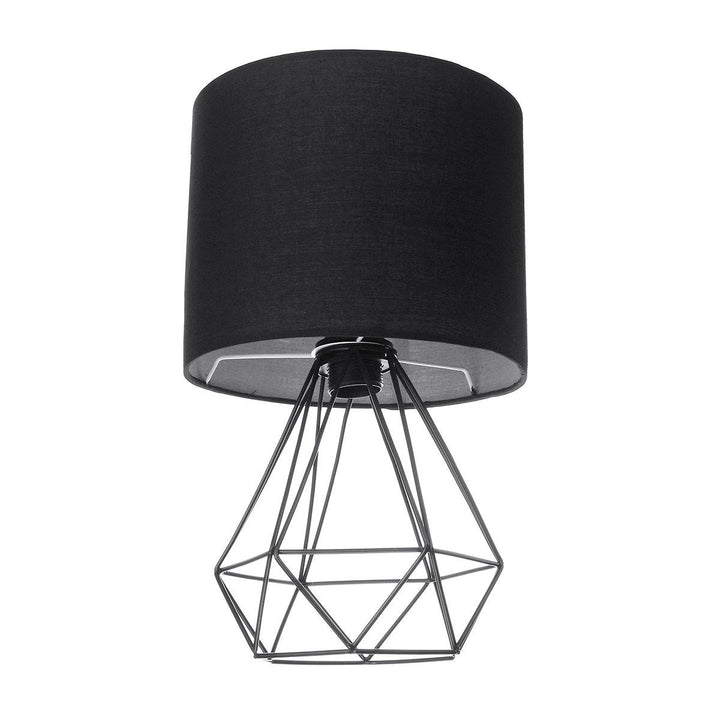 Hollowed Out Modern Livingroom Bedroom Bedside Table Lamp Desk Lamp With Shade - MRSLM