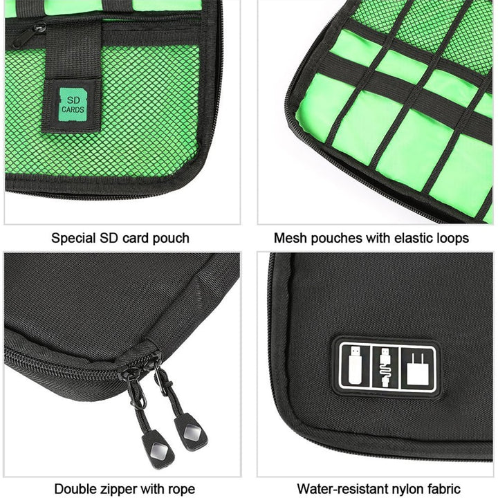 Waterproof Durable Colorful Travel Storage Bag with Double Zipper