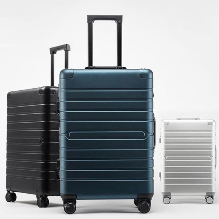 Wheeled Aluminum Travel Suitcase