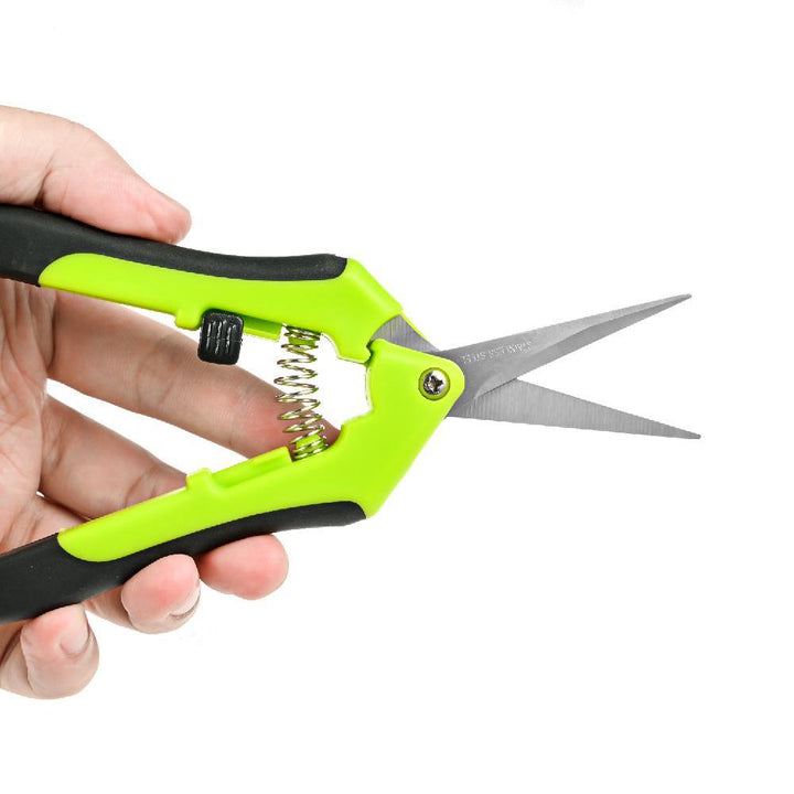 Garden Pruning Shears Trimmer Stainless Steel Pruning Tools Handheld Pruner Cutter Picking Weed Fruit Household Potted Branches - MRSLM