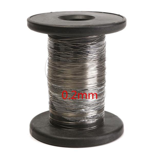 304 Stainless Steel Wire Length 30M Bright Wire Single Hard Wire Diameter 0.2/0.3/0.4/0.5/0.6mm - MRSLM