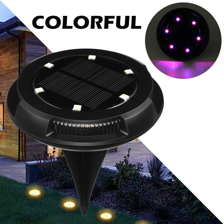 Solar Powered LED Lawn Light IP65 Warm White/White/RGB Outdoor Garden Buried Under Ground Lamp - MRSLM