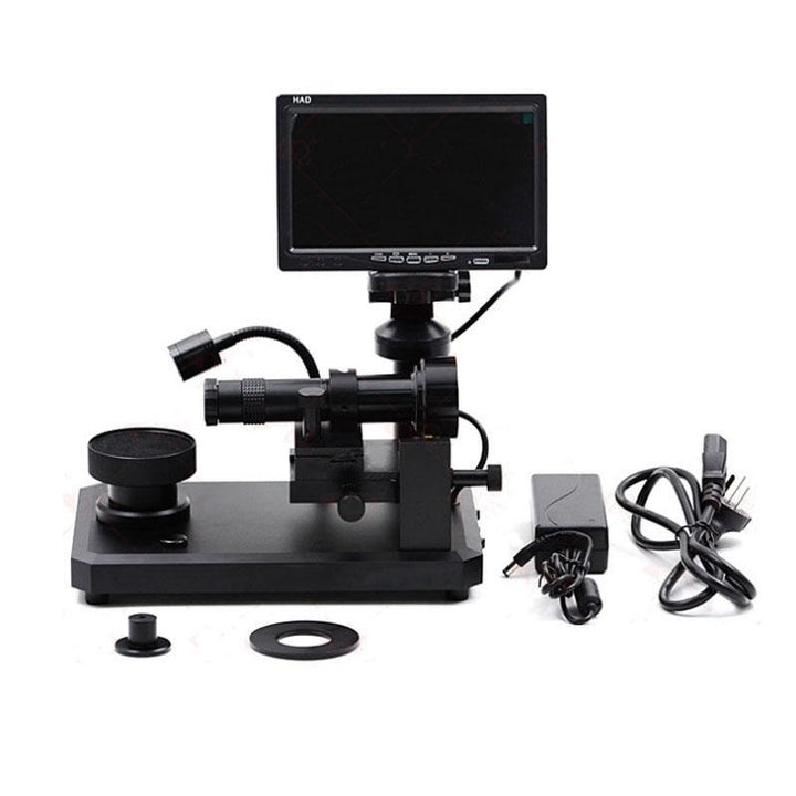 30X-110X Diamond Waistline Video Microscope Jewelry Detection Diamond Number Microscopio with 7 inch Screen - MRSLM