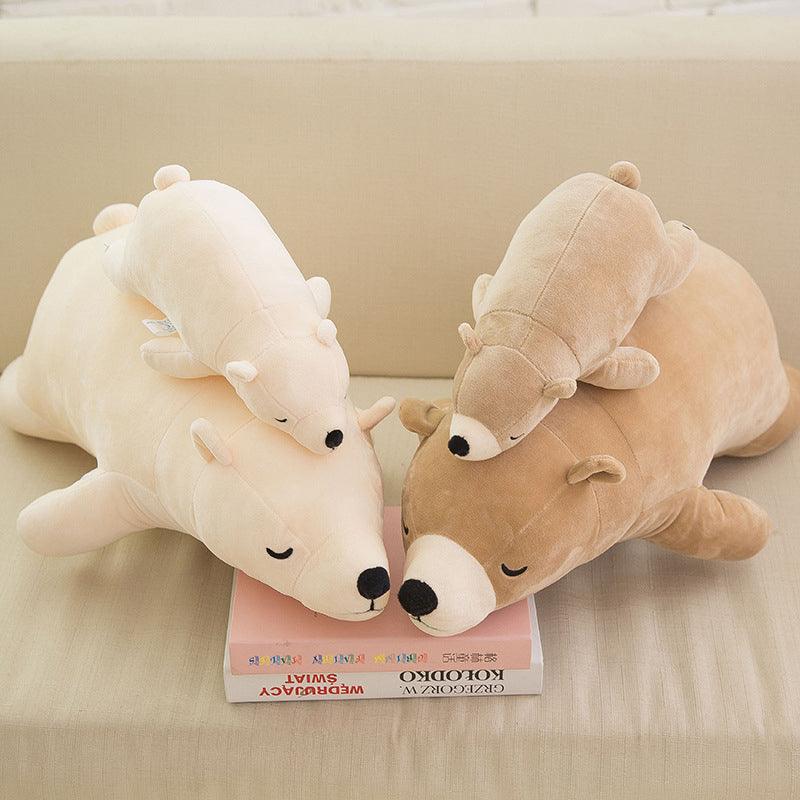 4 Styles Cute Cartoon Plush Polar Bear Doll PP Cotton Filling Home Decor Child Plush Toys - MRSLM