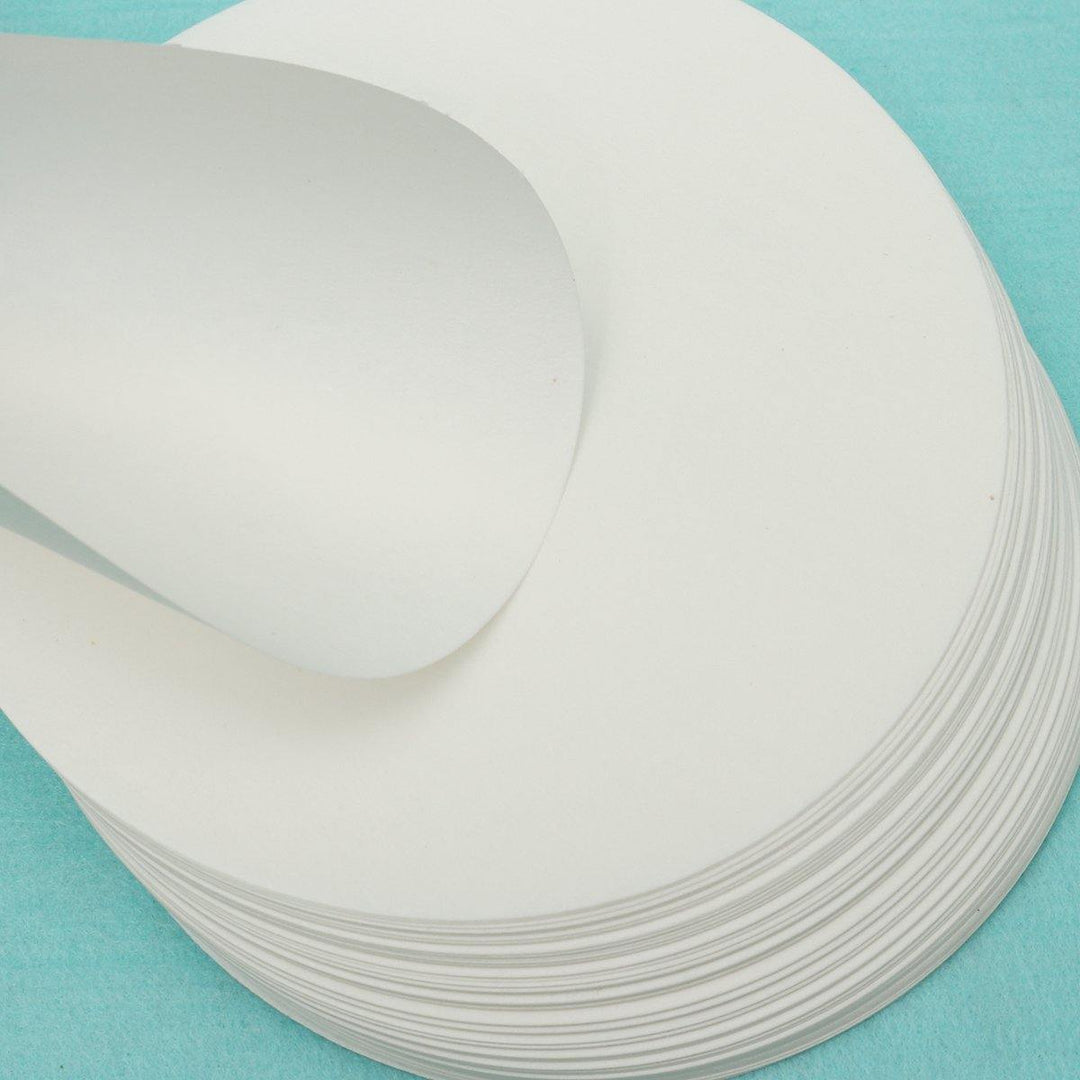 100Pcs/Set 7/9/11/15/18cm Qualitative Filter Paper Circular Funnel Filter Sheet Medium Speed 15-20um - MRSLM