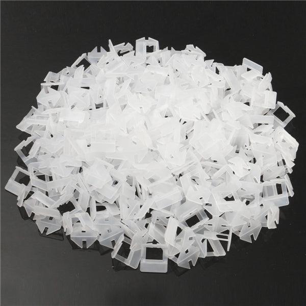 400Pcs Tile Leveling Plastic Spacers Tiling Clips Wedges Tools - MRSLM