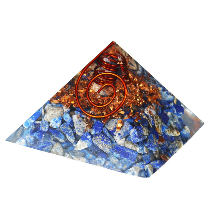 Pyramid Crystal Gemstone Meditation Yoga Energy Healing Stone Home Desk Decorations - MRSLM