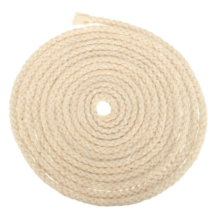 3m Long Diameter 6mm Round Cotton Wick Burner for Oil Kerosene Alcohol Lamp - MRSLM