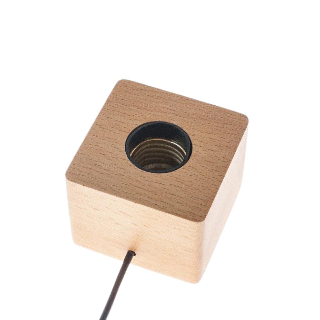 Cube Wood Light Base - MRSLM