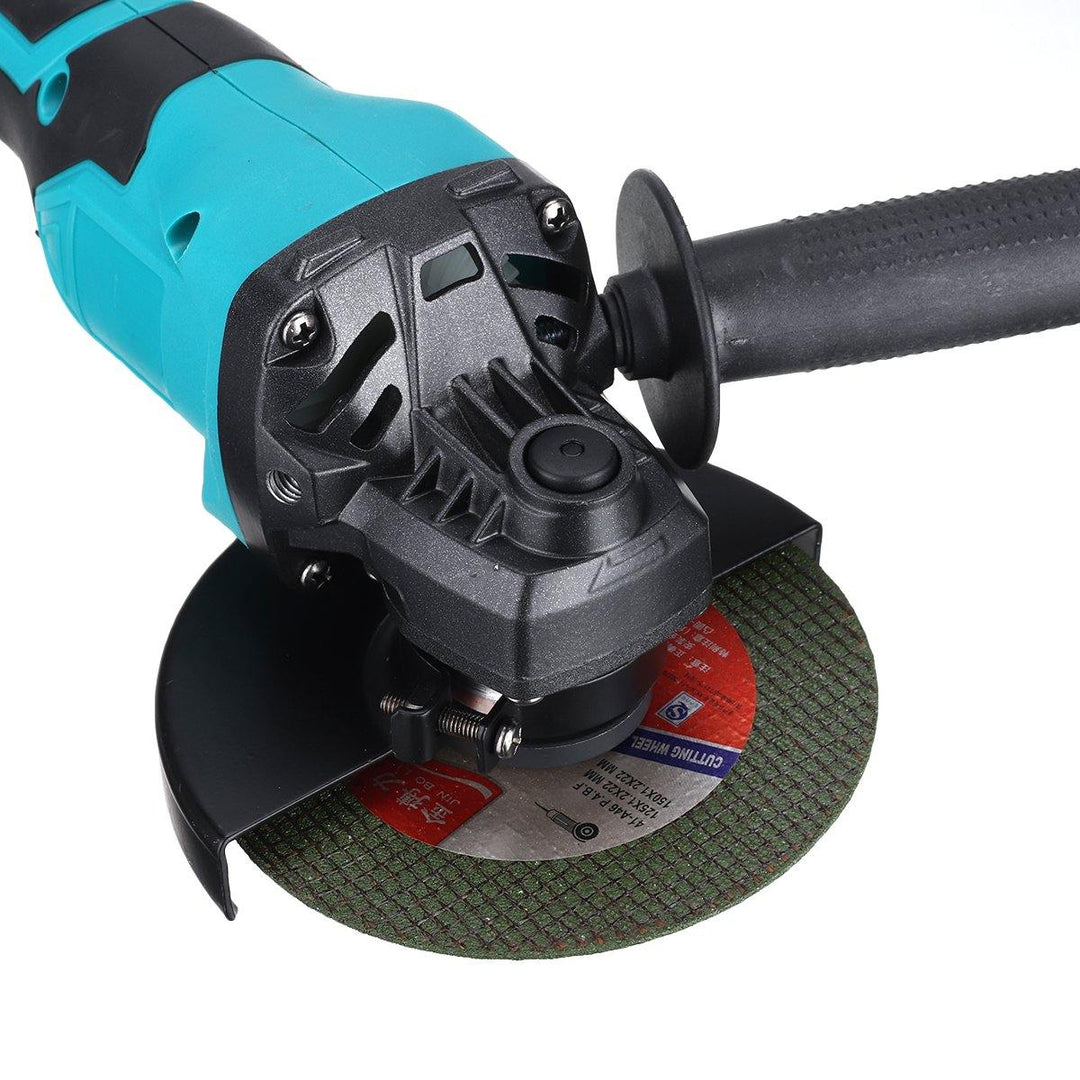 800W Cordless Brushless Angle Grinder 125mm With 4X Grinding Disc For Makita Battery - MRSLM