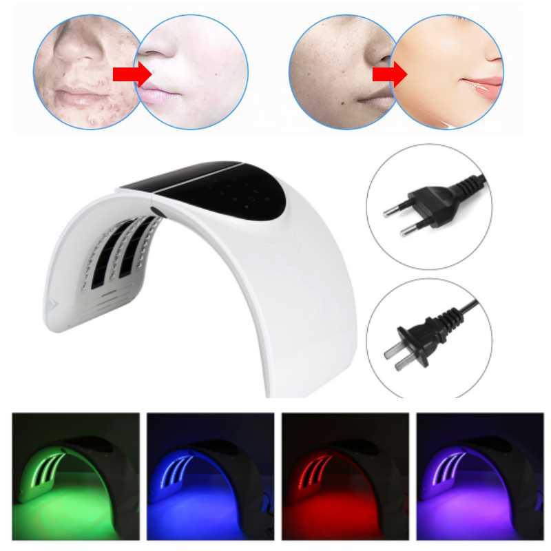 Foldable 7 Color PDT Facial Mask Face Lamp Machine Photon Therapy LED Light Skin Rejuvenation Anti Wrinkle Skin Care Beauty Mask - MRSLM