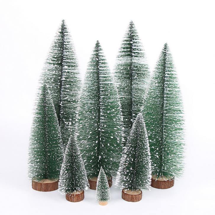 2020 Christmas Ornament Tree New Year's Mini Christmas Tree Small Pine Tree Home Office Desktop Mini Christmas Decor - MRSLM