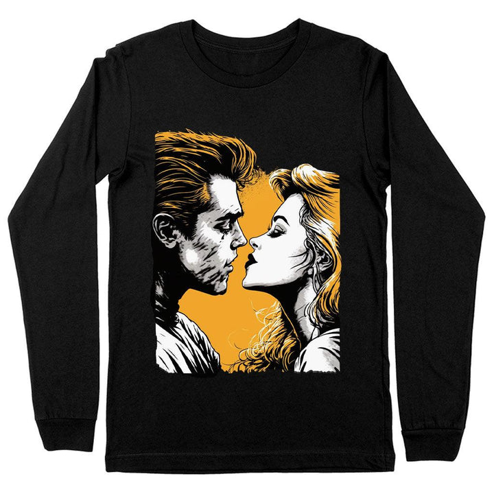 Bright Graphic Long Sleeve T-Shirt - Love Themed T-Shirt - Unique Long Sleeve Tee - MRSLM