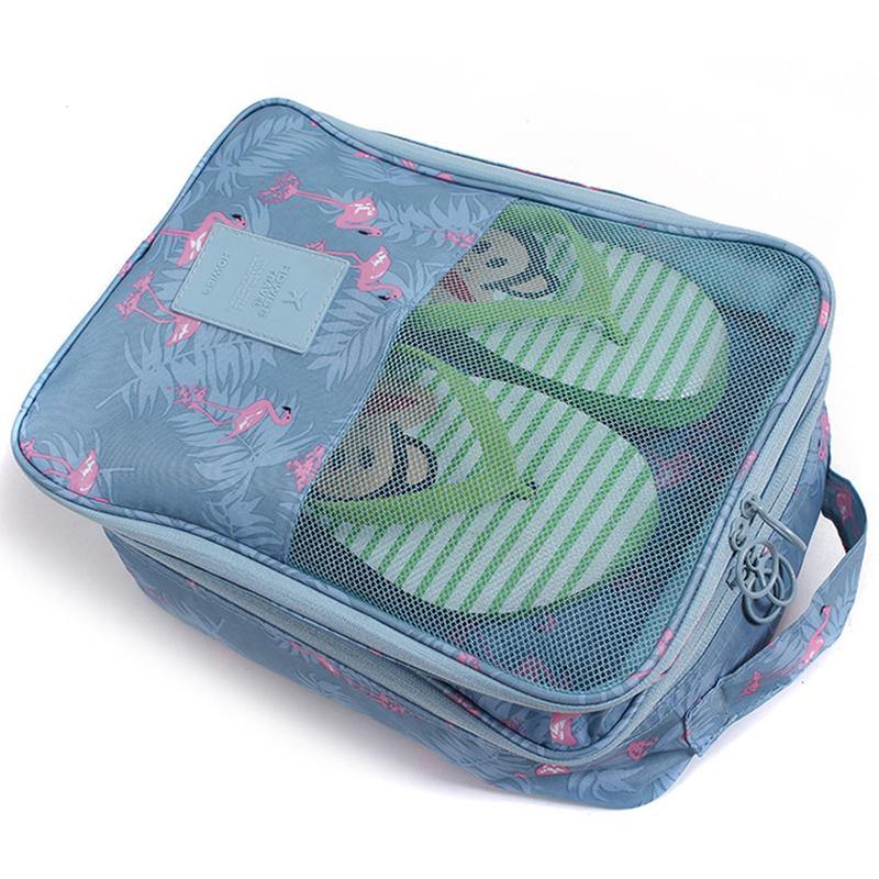 Travel Practical Portable Waterproof Shoes Bag Double Layer Shoes Storage Bag Travel Bag - MRSLM