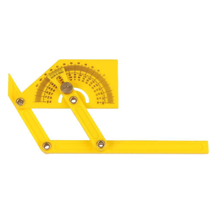 Goniometer Angle Finder Miter Gauge Arm Measuring Ruler Tool Plastic Protractor Hand Tools - MRSLM