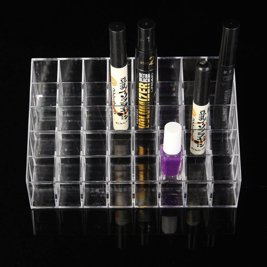 40 Clear Acrylic Lipstick Holder Stand Display Cosmetic Makeup Case Acrylic Cosmetic Organizer - MRSLM