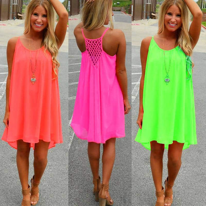 Fashion Summer Casual Chiffon Women's Dress