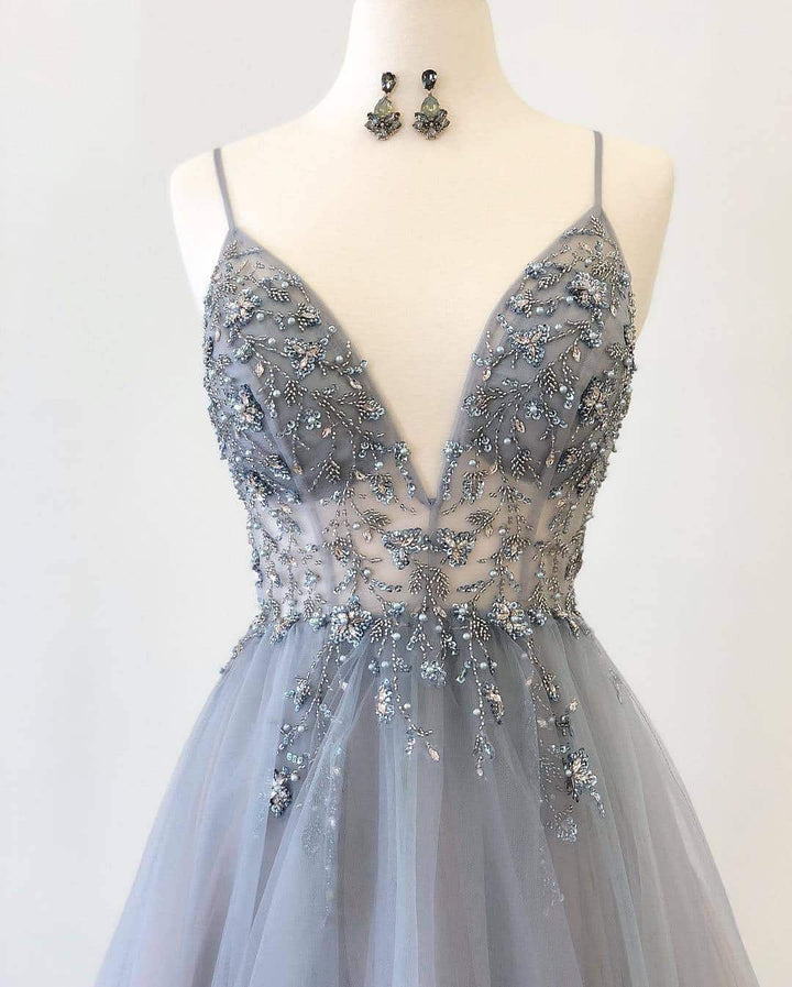 Girl's Elegant Gown Prom Dress