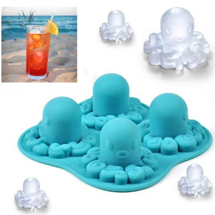 Ice Cube Maker DIY Creative Silica Gel Gun Bullet Skull Shape Tray Mold Home Bar Party Cool Whiskey Wine Ice Cream Bar Tool - MRSLM