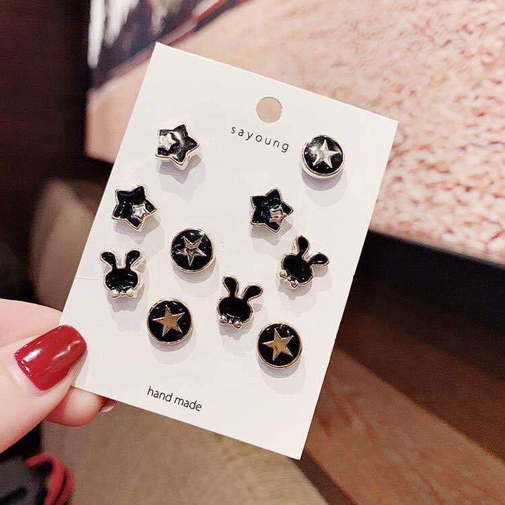 10pcs Button Brooch Set Imitation Pearl Rhinestones Pin Coat Clothes Accessories Gift Prevent Exposure Brooches for Women - MRSLM