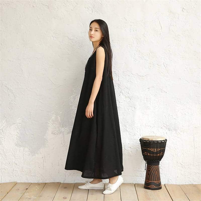 Linen Women's Dress in Casual Style