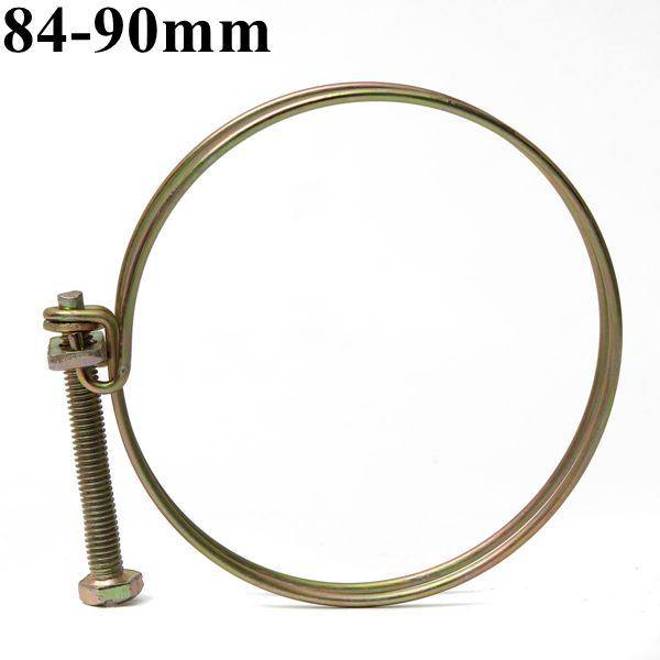 Adjustable Double Wire Water Gas Hose Clamp Pipe Clip Hoop Plumbing Fixture - MRSLM