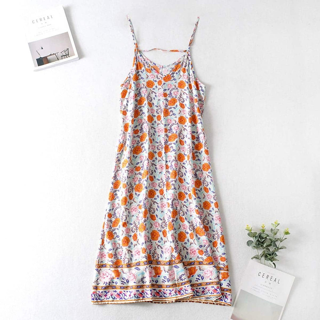 Sleeveless Women's Dress in Print