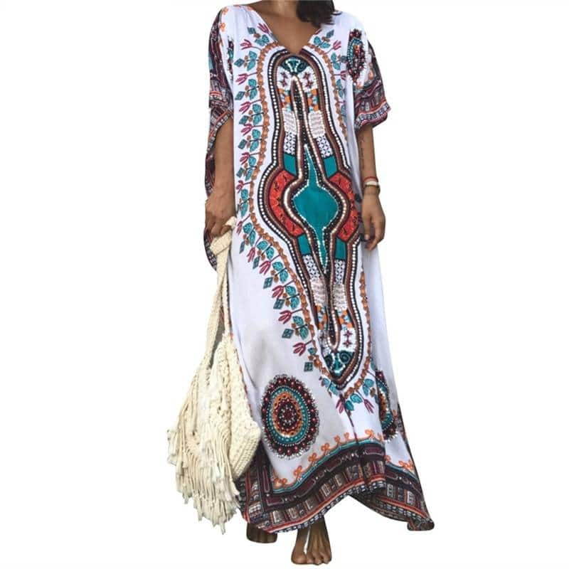 Women's Boho Style Printed Dress