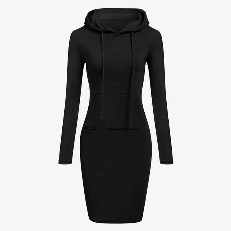 Women's Hooded Warm Dress