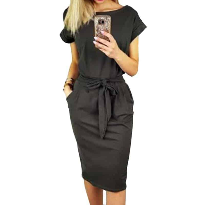 Women's Knee-Length Casual Dress