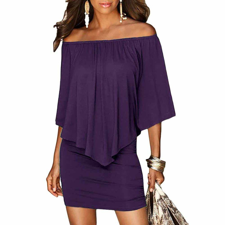 Women's Off Shoulder Mini Dress