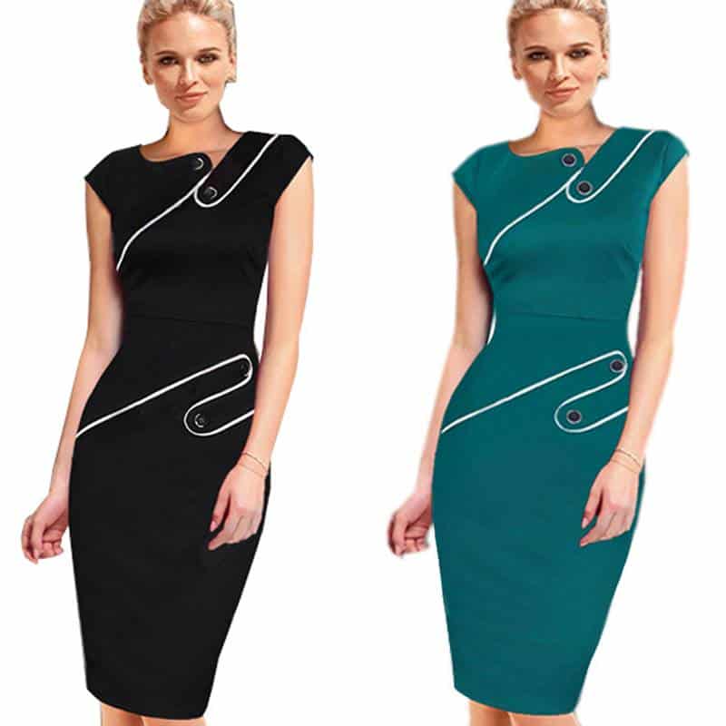 Women's Office Style Pencil Dress