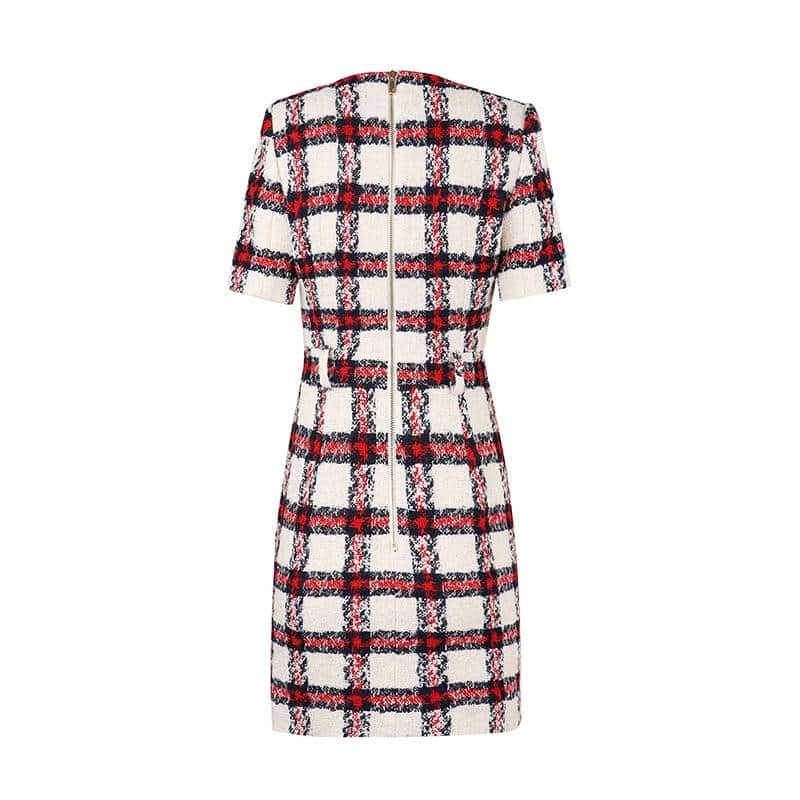 Women's Stylish Plaid Dress