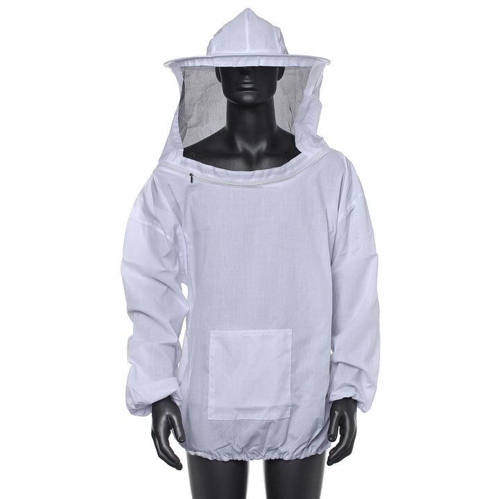 Beekeeping Jacket Veil Smock Equipment Supplies Bee Keeping Hat Sleeve Suit - MRSLM