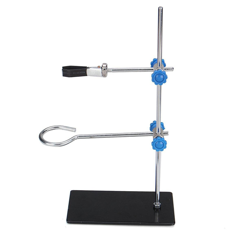 Retort Stands Support Clamp Flask Lab Stand Set Lab Bracket Laboratory Supports Shock 30cm High - MRSLM