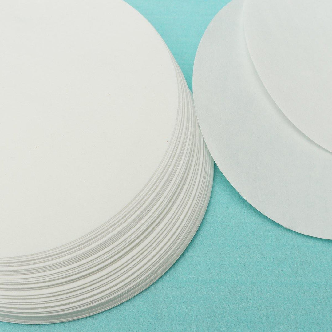 100Pcs/Set 7/9/11/12.5/15/18cm Qualitative Filter Paper Circular Funnel Filter Sheet Fast Speed 20-25um - MRSLM